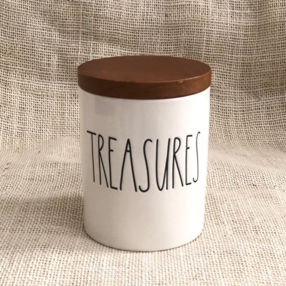 Rae Dunn TREASURES Storage Canister